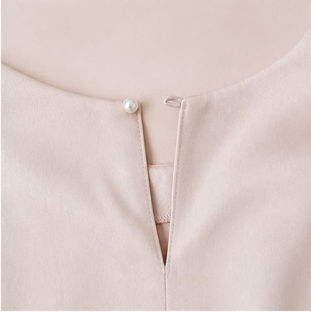 Soft Pink Satin Dress