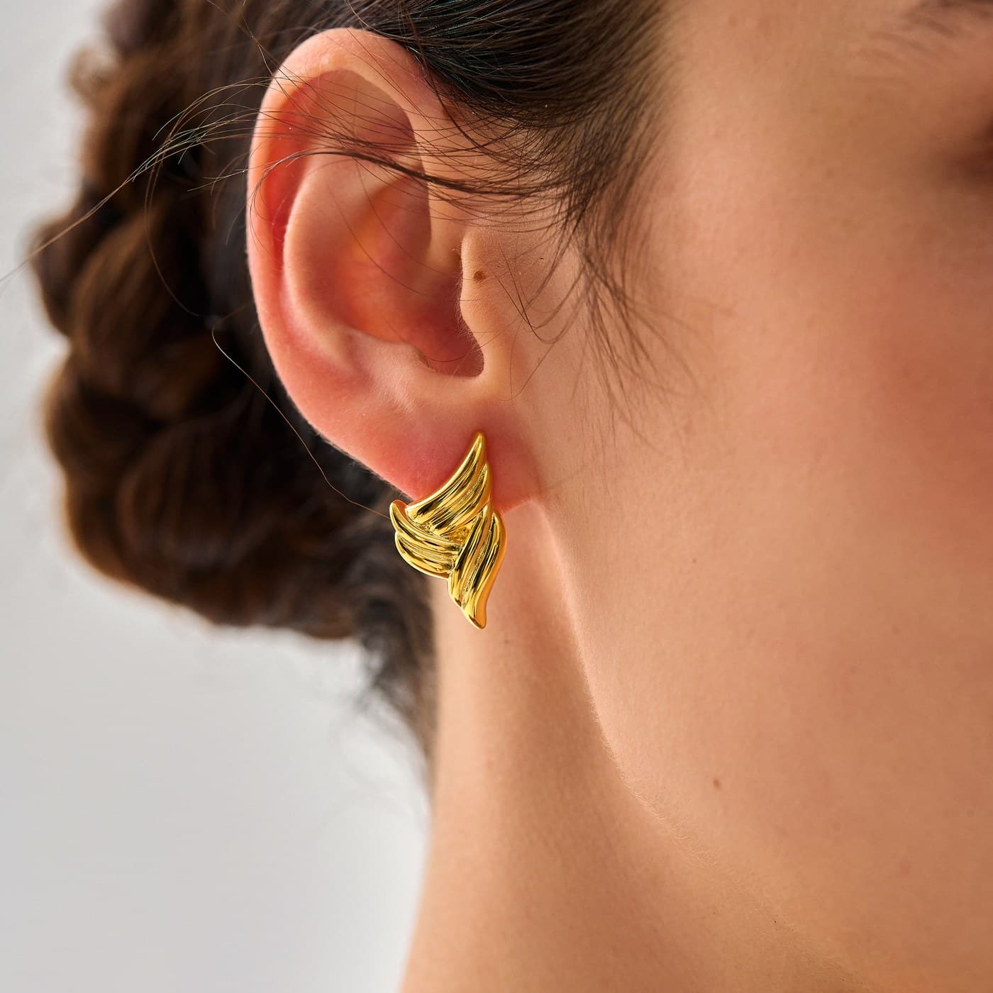 Slip Earring in sterling silver