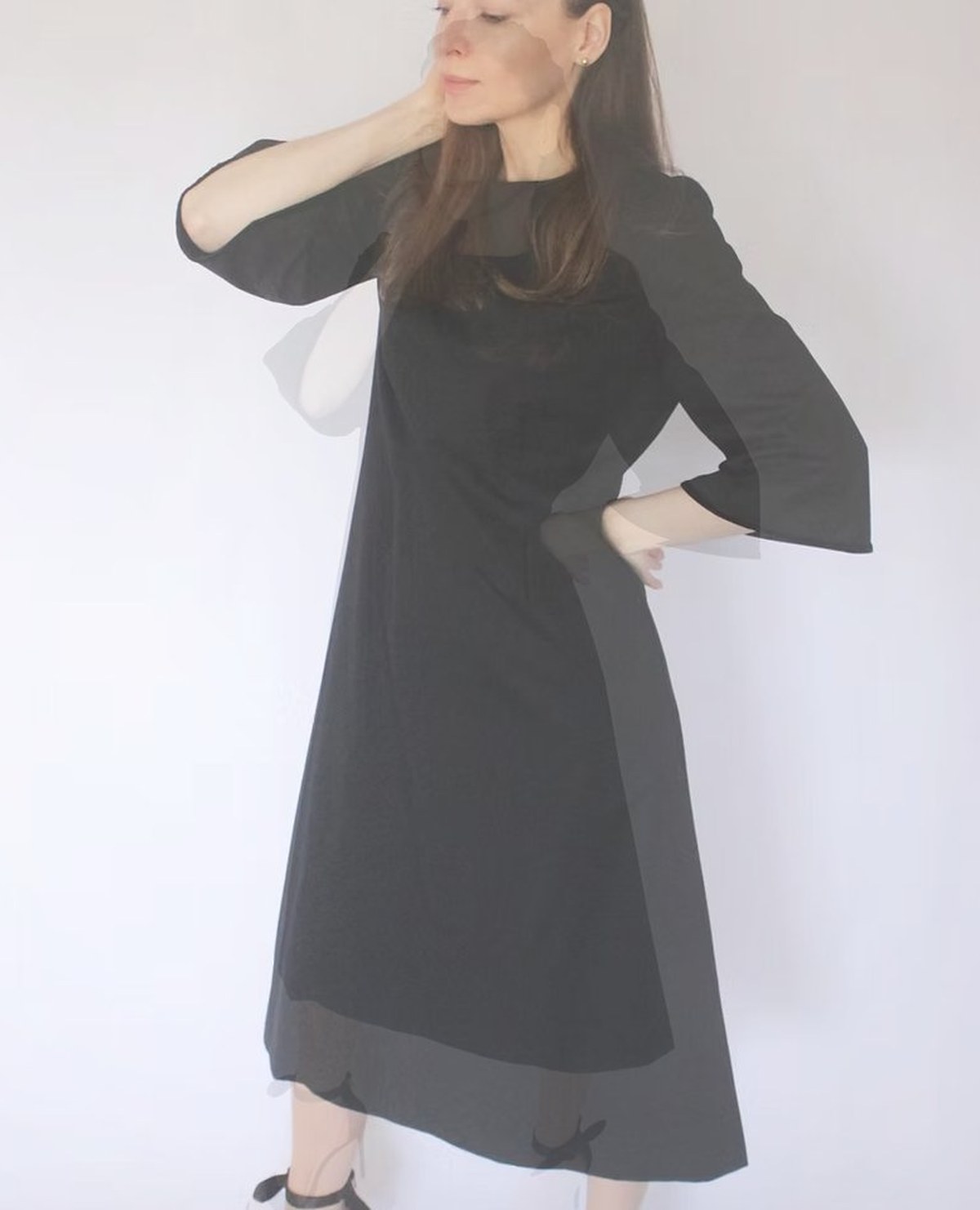 Black Dress in Pure Cotton