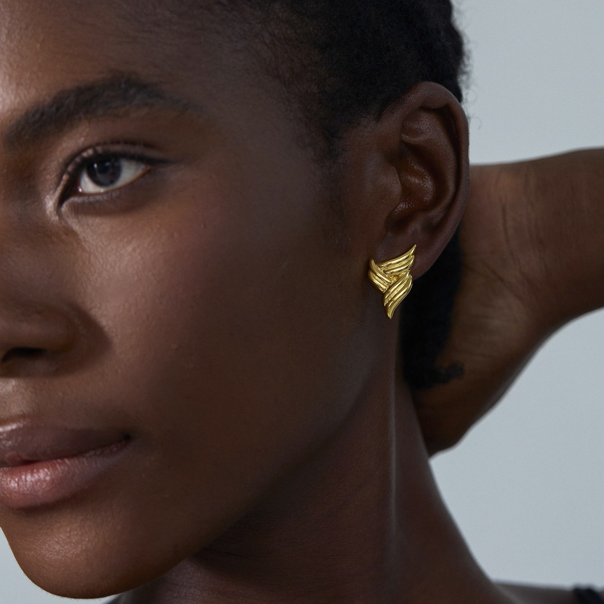 Slip Earring in sterling silver